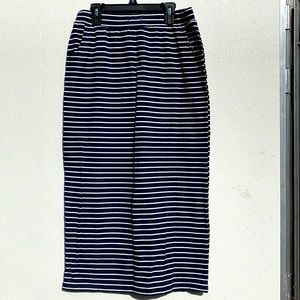 DG2 by Diane Gilman French Terry Jogger Skirt, Navy, Small